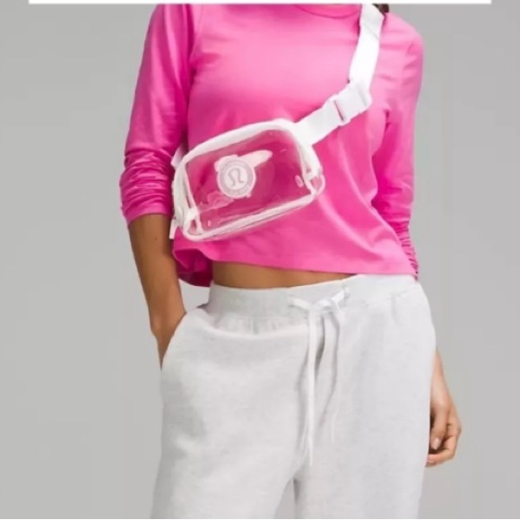 Lululemon White Clear Pouch - Picture 1 of 8